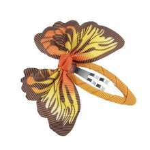 Load image into Gallery viewer, 2pcs/lot Butterfly Hair Ribbon Bows Hair Clip Bows Baby Girls Hairpins Children Toddler Newborn Birthday Gifts Photography Props