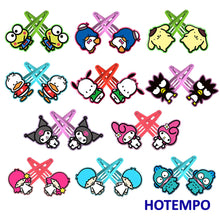 Load image into Gallery viewer, Japan Cute Cartoon Kerokero Keroppi Baby Girl Hair Accessories Kawaii Frog Hairpins Elastic Hair Bands Hair Clip for Kids Gift