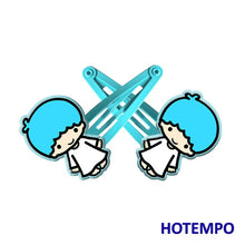 Load image into Gallery viewer, Japan Cute Cartoon Kerokero Keroppi Baby Girl Hair Accessories Kawaii Frog Hairpins Elastic Hair Bands Hair Clip for Kids Gift