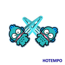 Load image into Gallery viewer, Japan Cute Cartoon Kerokero Keroppi Baby Girl Hair Accessories Kawaii Frog Hairpins Elastic Hair Bands Hair Clip for Kids Gift