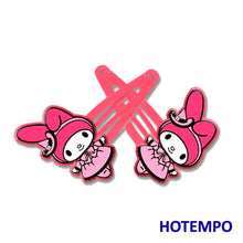 Load image into Gallery viewer, Japan Cute Cartoon Kerokero Keroppi Baby Girl Hair Accessories Kawaii Frog Hairpins Elastic Hair Bands Hair Clip for Kids Gift