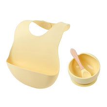 Load image into Gallery viewer, 1 Set Silicone Baby Feeding Bowl Sets Waterproof Spoon Non-Slip Feedings Silicone Bowl Tableware Teeth Baby Feeding Supplies