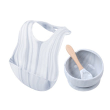Load image into Gallery viewer, 1 Set Silicone Baby Feeding Bowl Sets Waterproof Spoon Non-Slip Feedings Silicone Bowl Tableware Teeth Baby Feeding Supplies