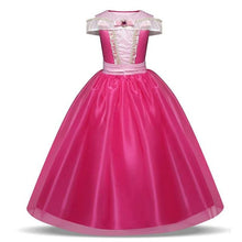 Load image into Gallery viewer, Cosplay Aisha Queen Dress Cinderella Fantasy Child Sleeping Beauty Princess Rapunzel Belle Dress Girl Party Costume