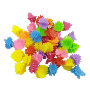 20 pcs Fashion Baby Girls Small Hair Claw Cute Candy Color flower Butterfly Hair Jaw Clip Children Hairpin Hair Accessories