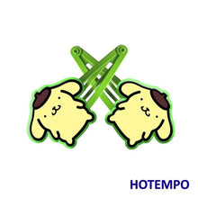 Load image into Gallery viewer, Japan Cute Cartoon Kerokero Keroppi Baby Girl Hair Accessories Kawaii Frog Hairpins Elastic Hair Bands Hair Clip for Kids Gift
