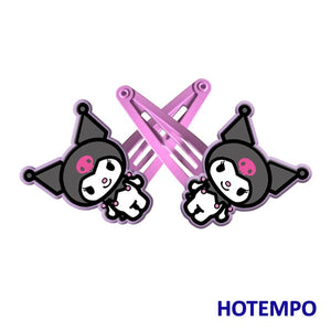 Japan Cute Cartoon Kerokero Keroppi Baby Girl Hair Accessories Kawaii Frog Hairpins Elastic Hair Bands Hair Clip for Kids Gift