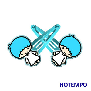 Japan Cute Cartoon Kerokero Keroppi Baby Girl Hair Accessories Kawaii Frog Hairpins Elastic Hair Bands Hair Clip for Kids Gift