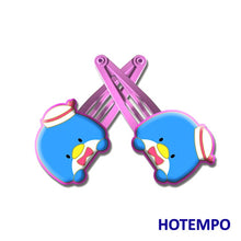 Load image into Gallery viewer, Japan Cute Cartoon Kerokero Keroppi Baby Girl Hair Accessories Kawaii Frog Hairpins Elastic Hair Bands Hair Clip for Kids Gift
