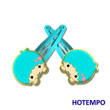 Load image into Gallery viewer, Japan Cute Cartoon Kerokero Keroppi Baby Girl Hair Accessories Kawaii Frog Hairpins Elastic Hair Bands Hair Clip for Kids Gift
