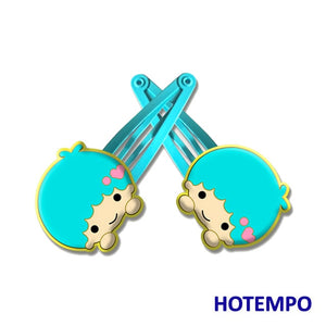 Japan Cute Cartoon Kerokero Keroppi Baby Girl Hair Accessories Kawaii Frog Hairpins Elastic Hair Bands Hair Clip for Kids Gift