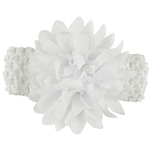 Load image into Gallery viewer, Withe Lace Crystal Bow Flower Baby Headbands for girl Elastic Baby Accessories Kids headwear Newborn hairbands photography prop
