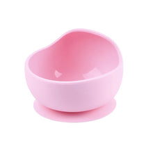 Load image into Gallery viewer, 1 Set  Silicone Baby Feeding Bowl Sets Waterproof Spoon Non-Slip Feedings Silicone Bowl Tableware Teeth Baby Feeding Supplies
