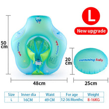 Load image into Gallery viewer, Baby Swimming Float Ring Inflatable Infant Floating Kids Swimming Pool Accessories Circle Bathing Inflatable Double Raft Rings
