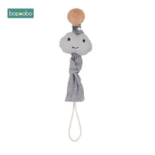 Load image into Gallery viewer, Bopoobo 1pc Baby Dummy Pacifier Chain Clip Cotton Cloth Plush Animal Toys Soother Nipples Holder Newborn Toy Feeding Accessories
