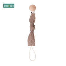 Load image into Gallery viewer, Bopoobo 1pc Baby Dummy Pacifier Chain Clip Cotton Cloth Plush Animal Toys Soother Nipples Holder Newborn Toy Feeding Accessories
