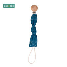 Load image into Gallery viewer, Bopoobo 1pc Baby Dummy Pacifier Chain Clip Cotton Cloth Plush Animal Toys Soother Nipples Holder Newborn Toy Feeding Accessories
