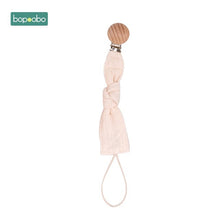 Load image into Gallery viewer, Bopoobo 1pc Baby Dummy Pacifier Chain Clip Cotton Cloth Plush Animal Toys Soother Nipples Holder Newborn Toy Feeding Accessories
