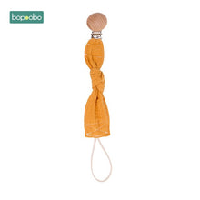 Load image into Gallery viewer, Bopoobo 1pc Baby Dummy Pacifier Chain Clip Cotton Cloth Plush Animal Toys Soother Nipples Holder Newborn Toy Feeding Accessories
