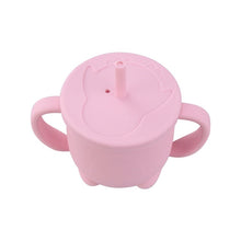 Load image into Gallery viewer, Baby Feeding Cups Baby Learning Baby Drinkware  silicone Sippy Cups For Toddlers &amp; Kids With Silicone Sippy Cup Lids Solid
