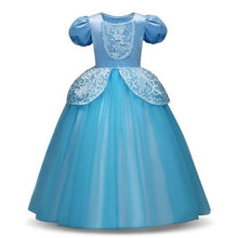 Load image into Gallery viewer, Cosplay Aisha Queen Dress Cinderella Fantasy Child Sleeping Beauty Princess Rapunzel Belle Dress Girl Party Costume
