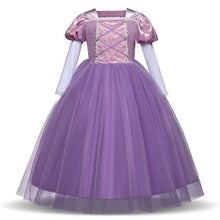 Load image into Gallery viewer, Cosplay Aisha Queen Dress Cinderella Fantasy Child Sleeping Beauty Princess Rapunzel Belle Dress Girl Party Costume
